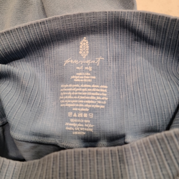 NEW Free People Movement Good Karma Leggings in Light Blue / Clear Breeze - M/L - Picture 10 of 10